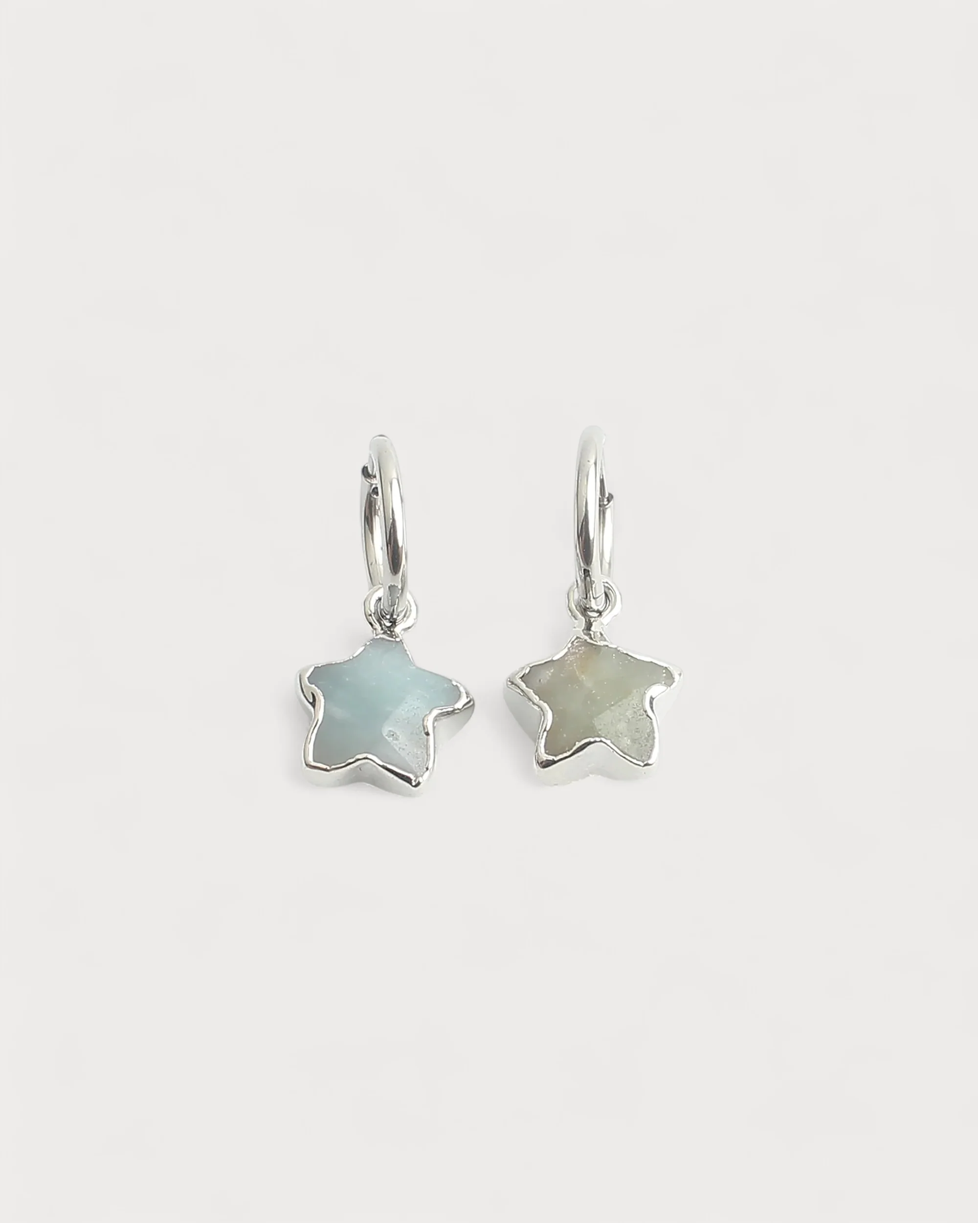 Starry - Earrings - Natural Stone - Stainless Steel - Image 5