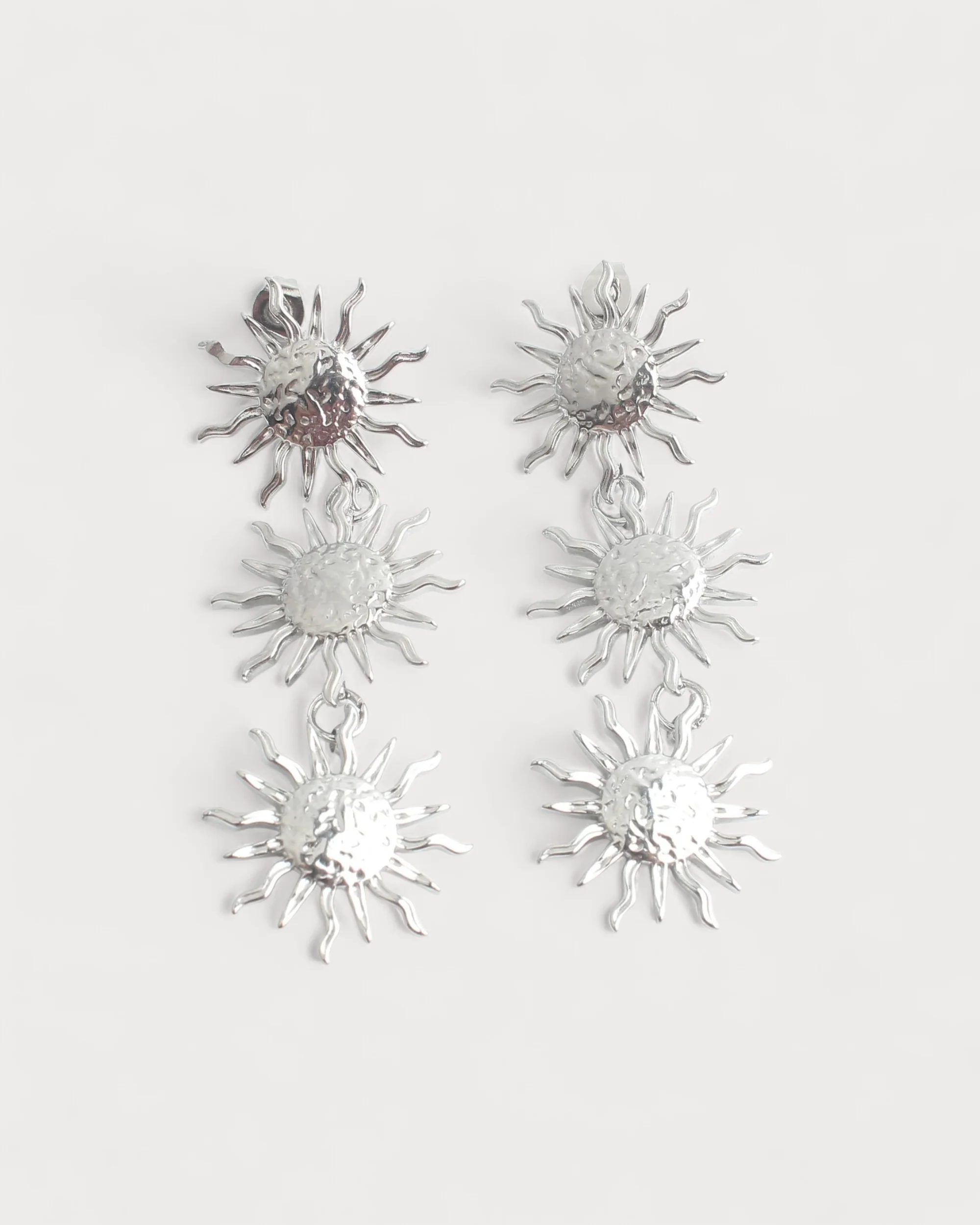 Sunflower Madness - Earrings - Stainless Steel - Image 3