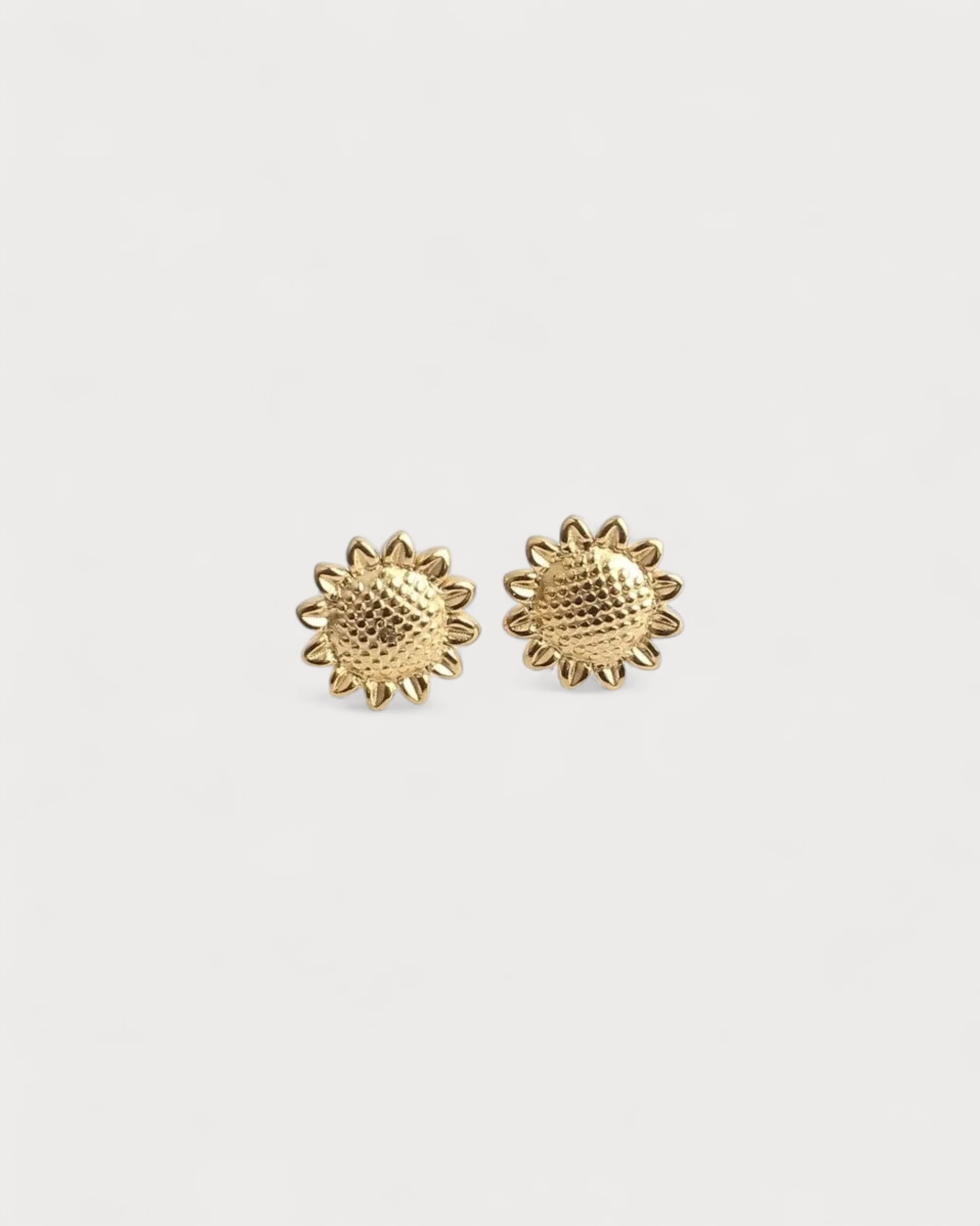 Sunny Flower - Studs - Earrings - Stainless Steel