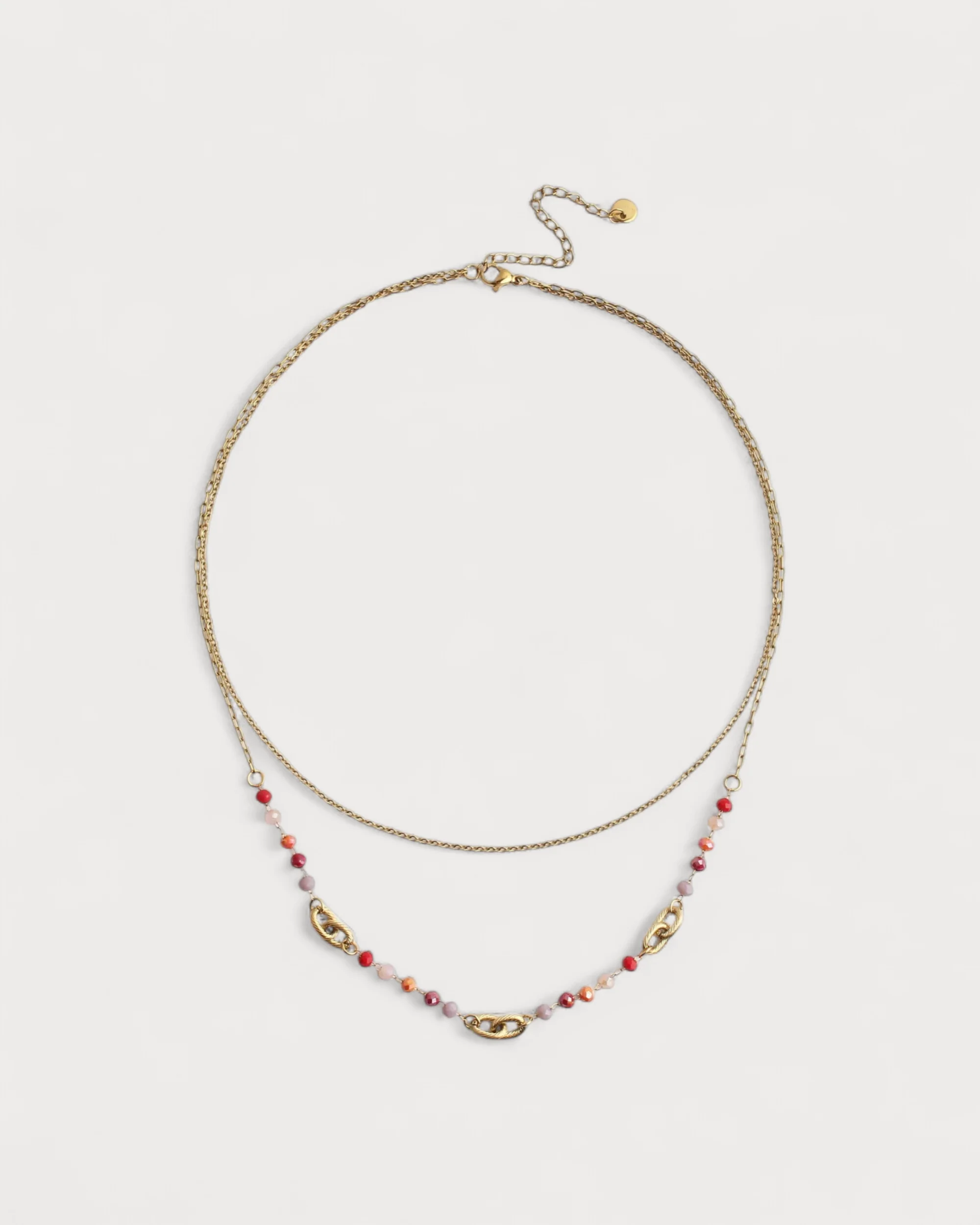 Dear - Necklace - 2 Layer - Stainless Steel - Image 6