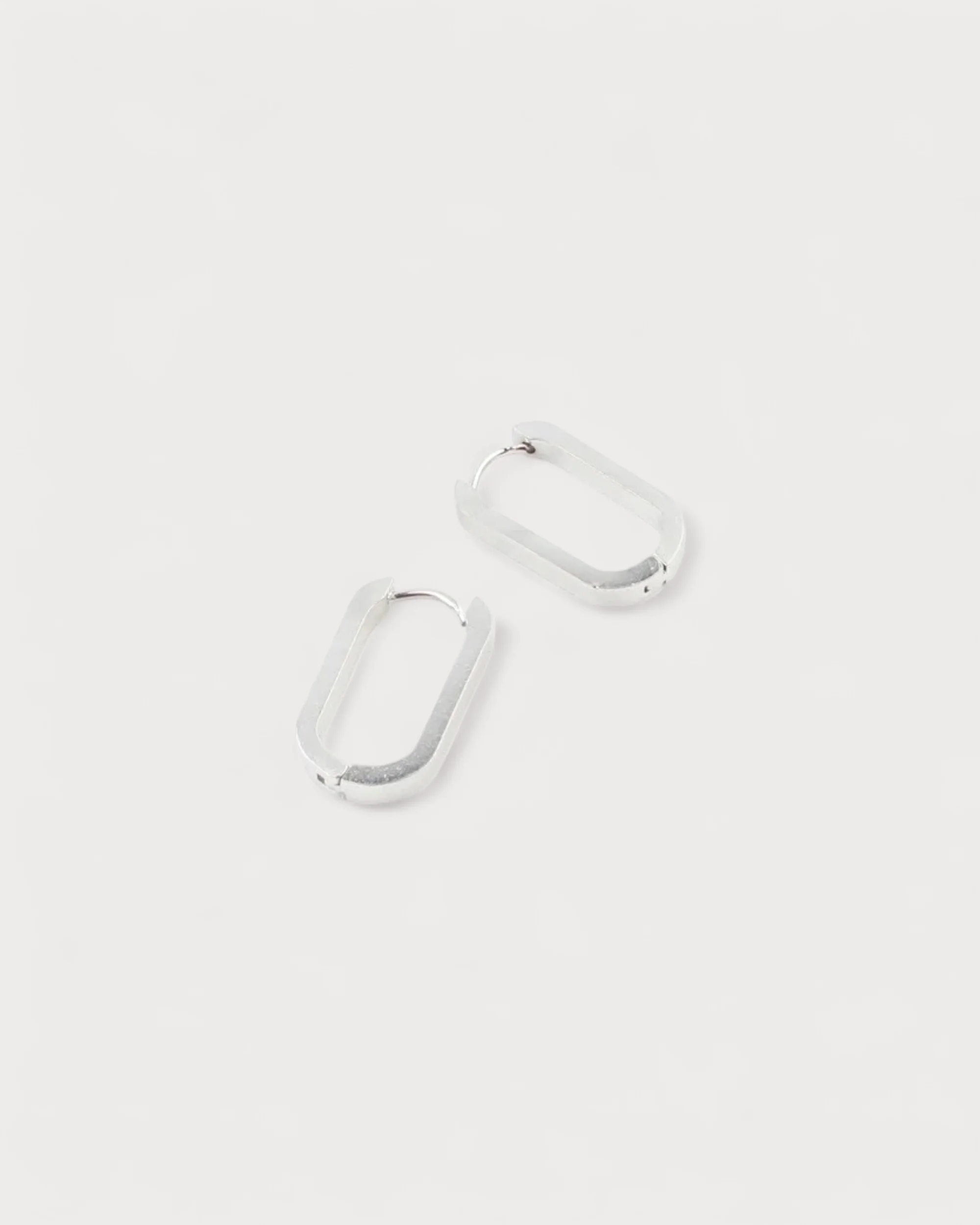 Thick Square - Earrings - Stainless Steel - Image 6