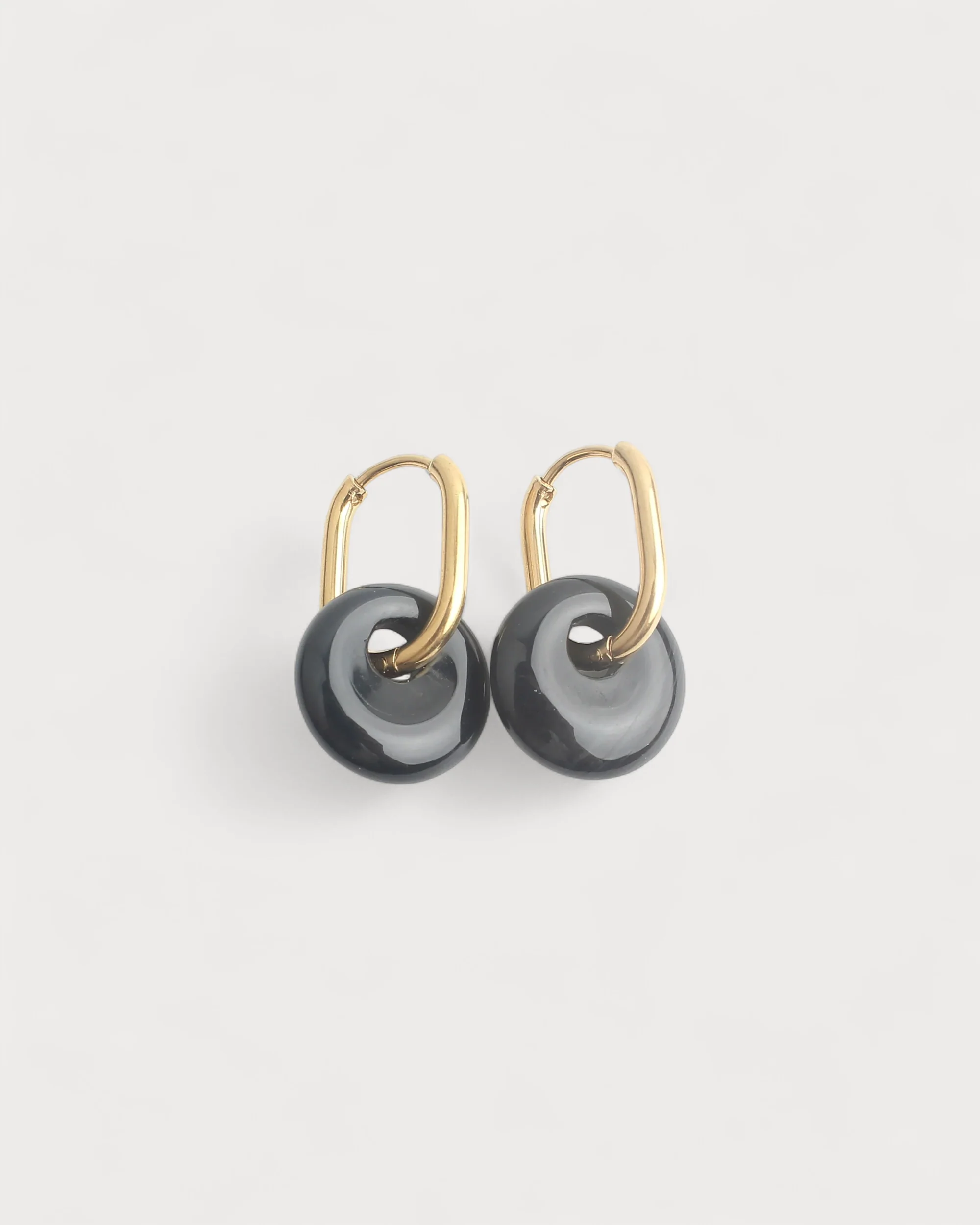 Tiny Tirza - Earrings - Natural Stone - Stainless Steel
