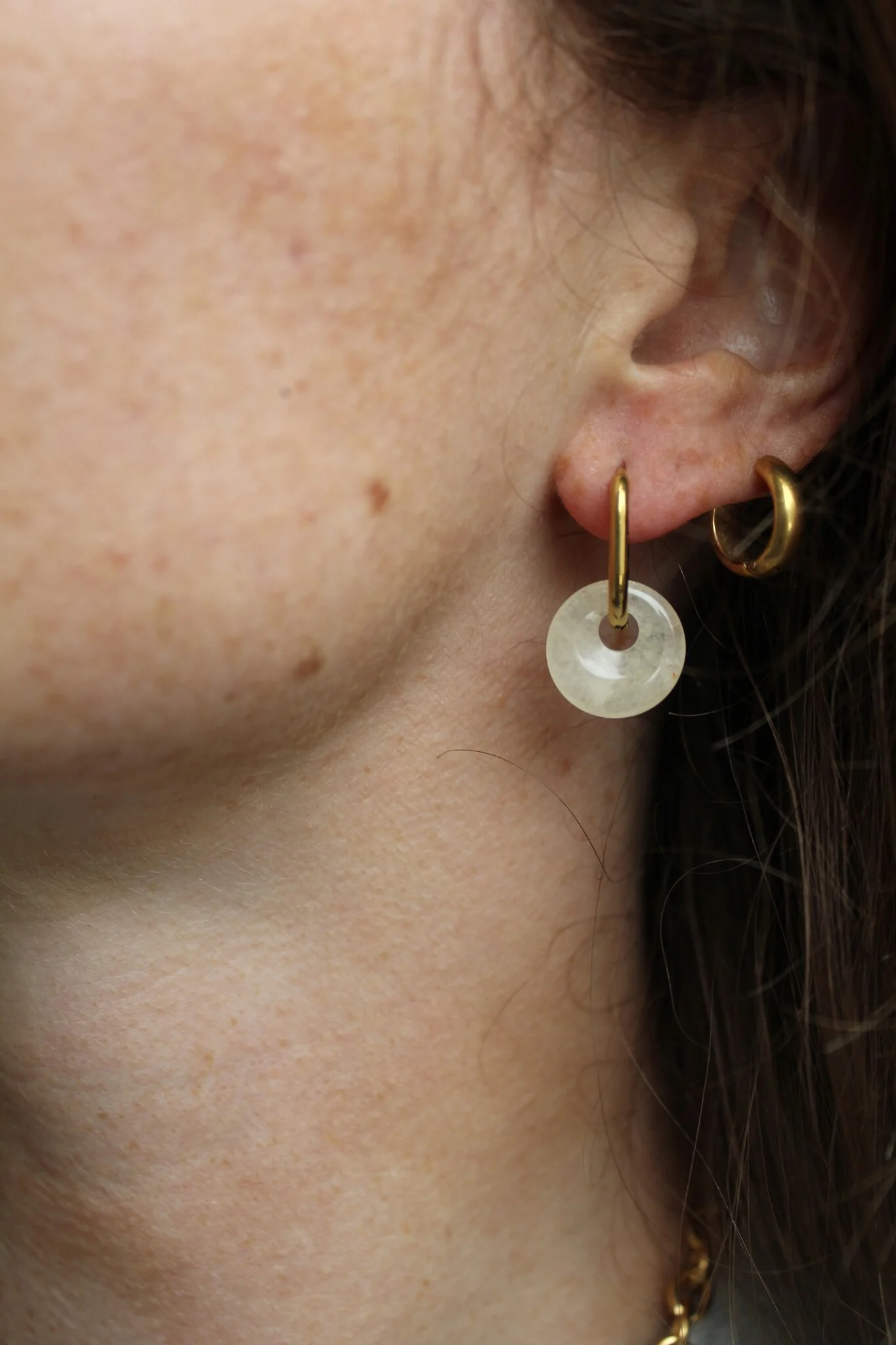 Tiny Tirza - Earrings - Natural Stone - Stainless Steel - Image 12