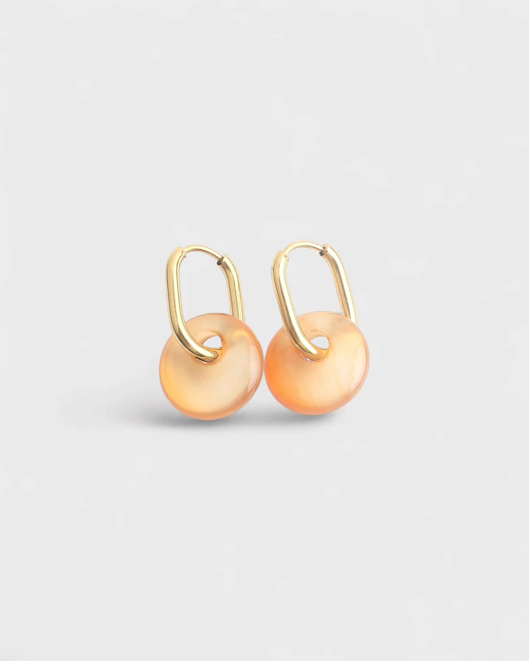 Tiny Tirza - Earrings - Natural Stone - Stainless Steel - Image 13