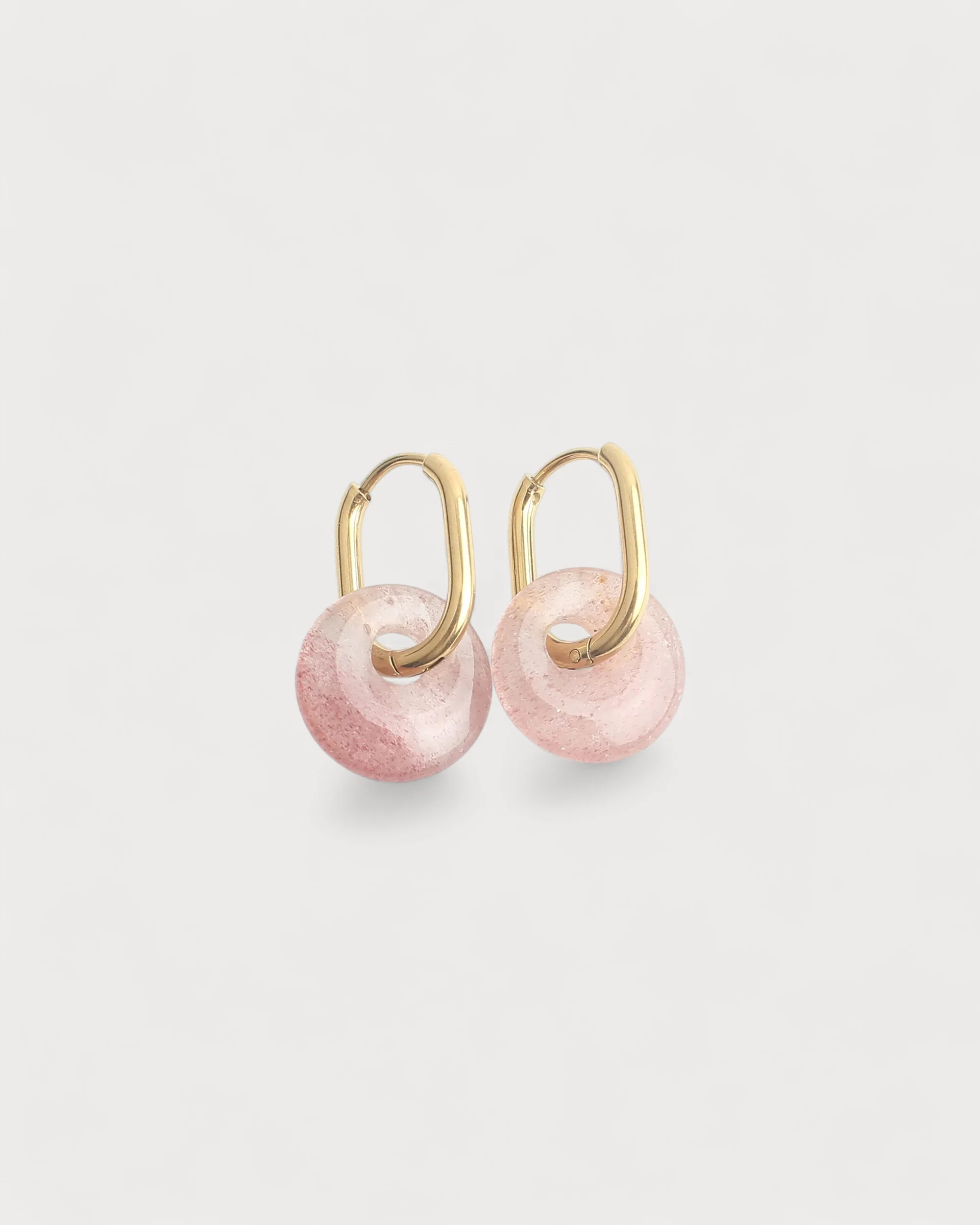 Tiny Tirza - Earrings - Natural Stone - Stainless Steel - Image 6