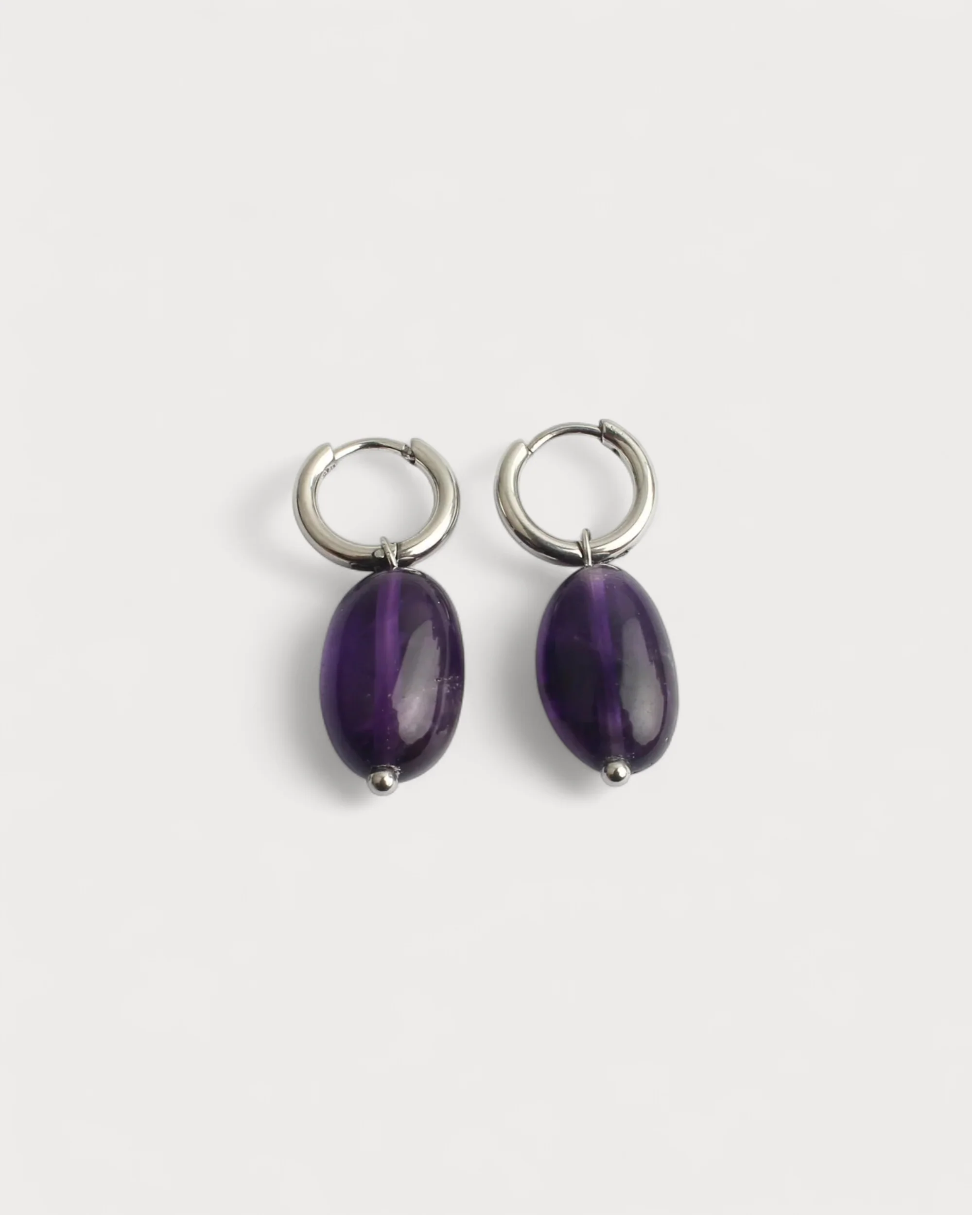 Violet - Earrings - Stainless Steel - Image 3