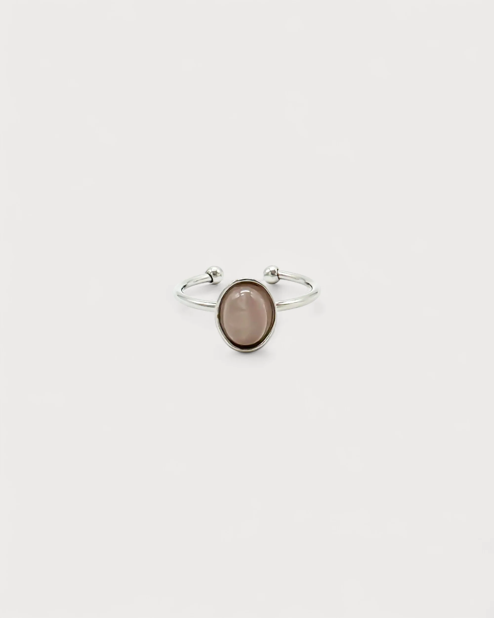 Vive - Ring - Natural Stone - Stainless Steel - Adjustable - Image 18