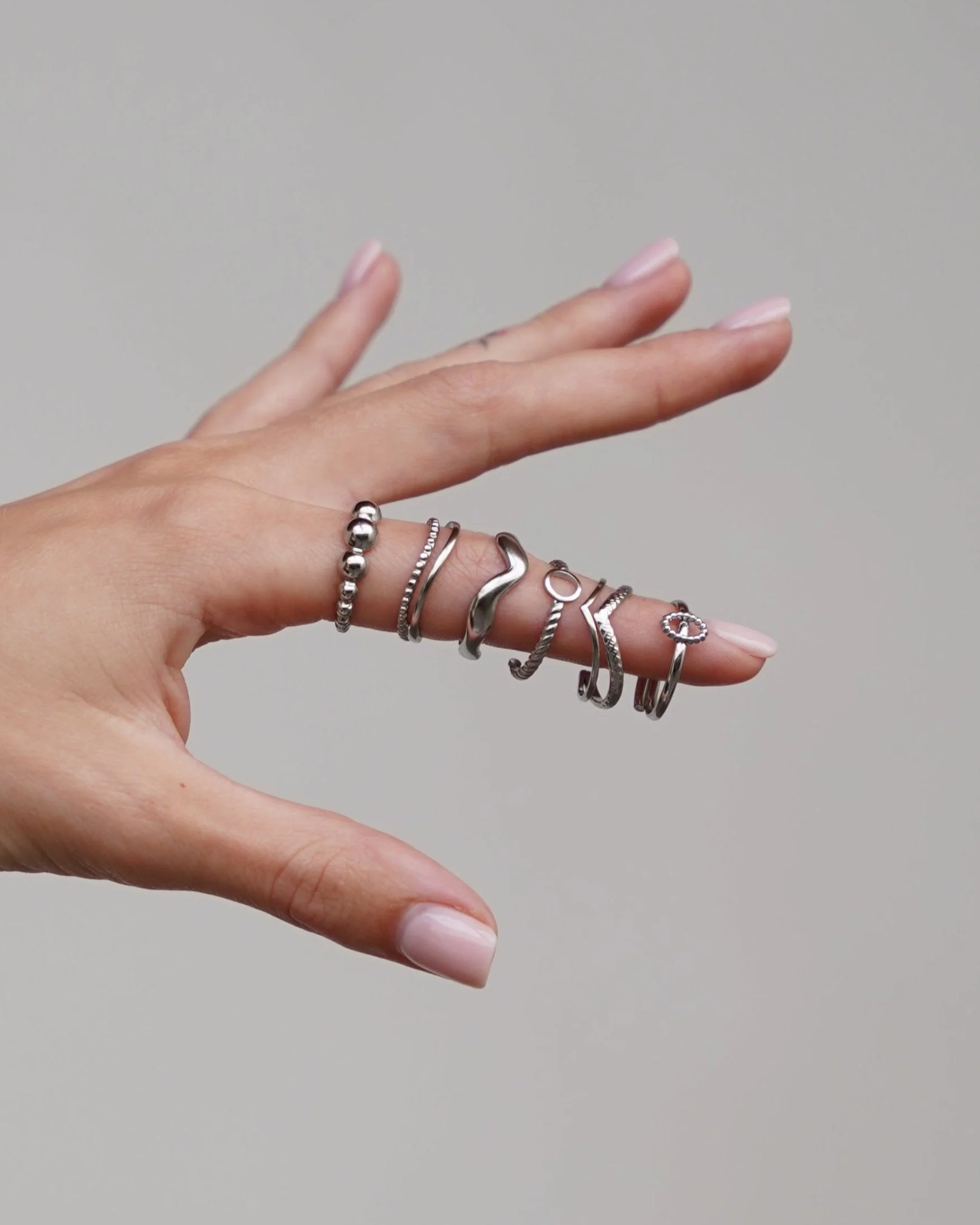 Alita - Ring - Stainless Steel - Adjustable - Image 5