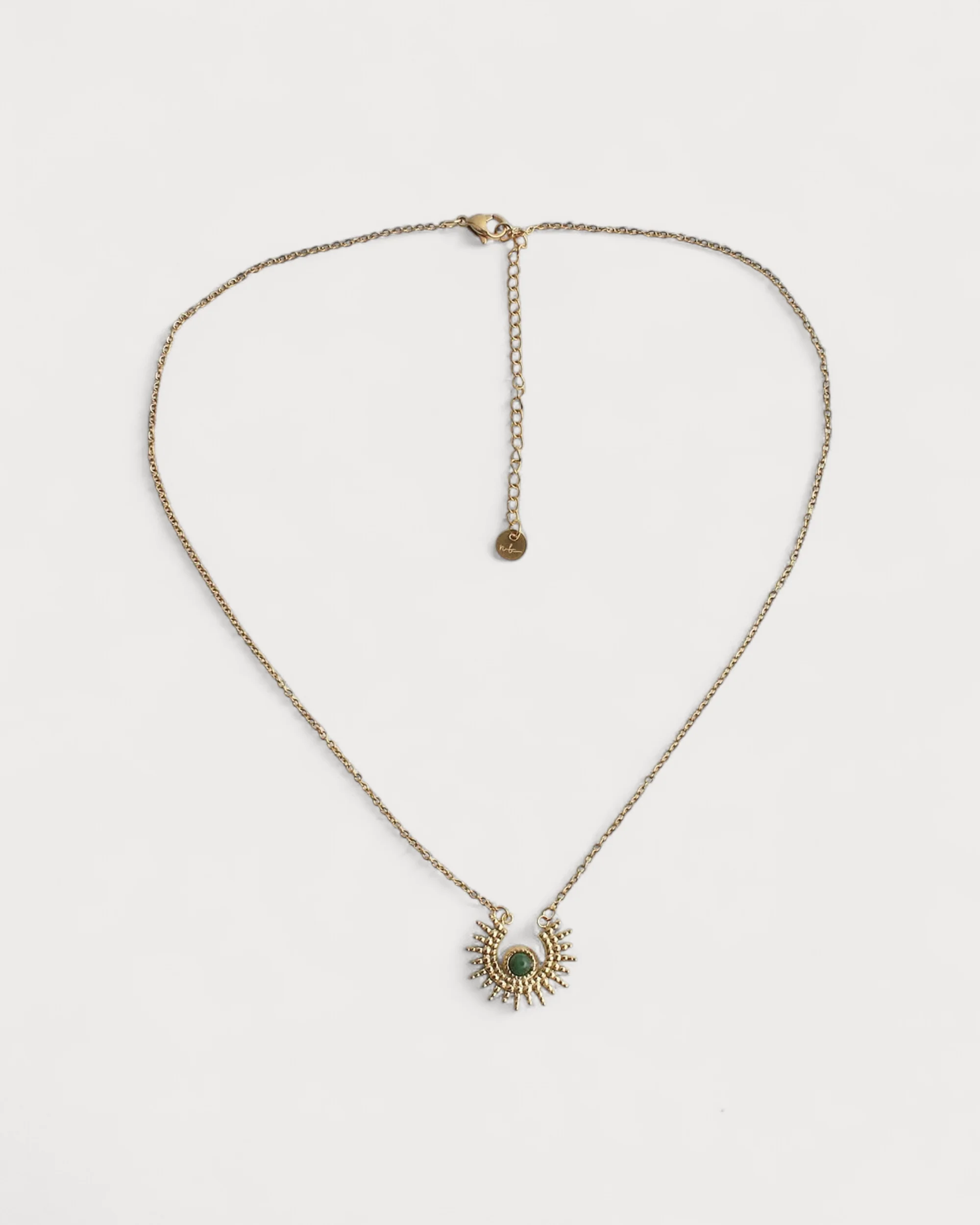 Xavi - Necklace - Natural Stone - Stainless Steel
