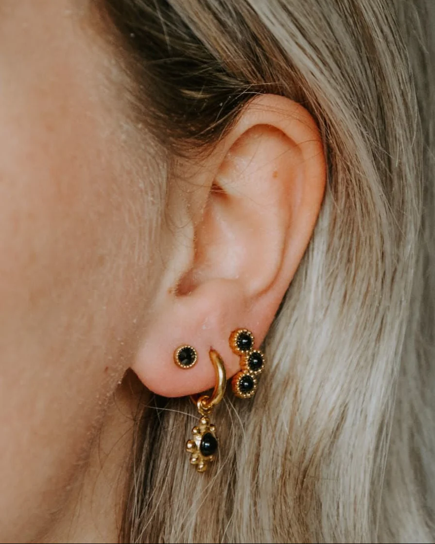 Zirconia - Studs - Earrings - Stainless Steel - Image 4