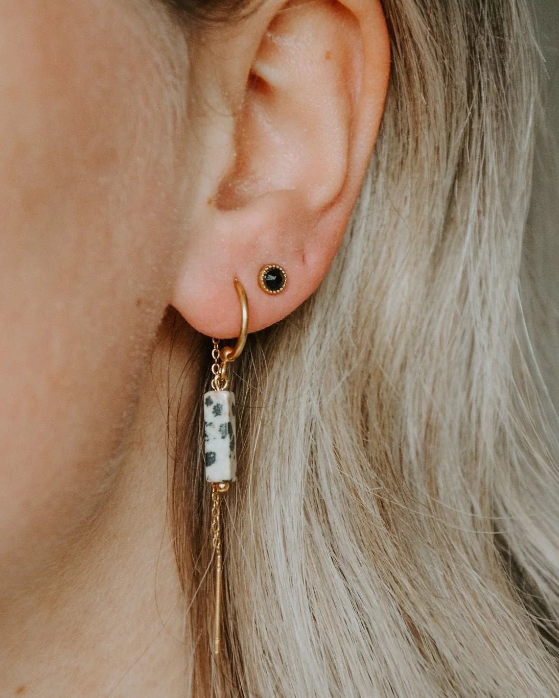 Zirconia - Studs - Earrings - Stainless Steel - Image 6