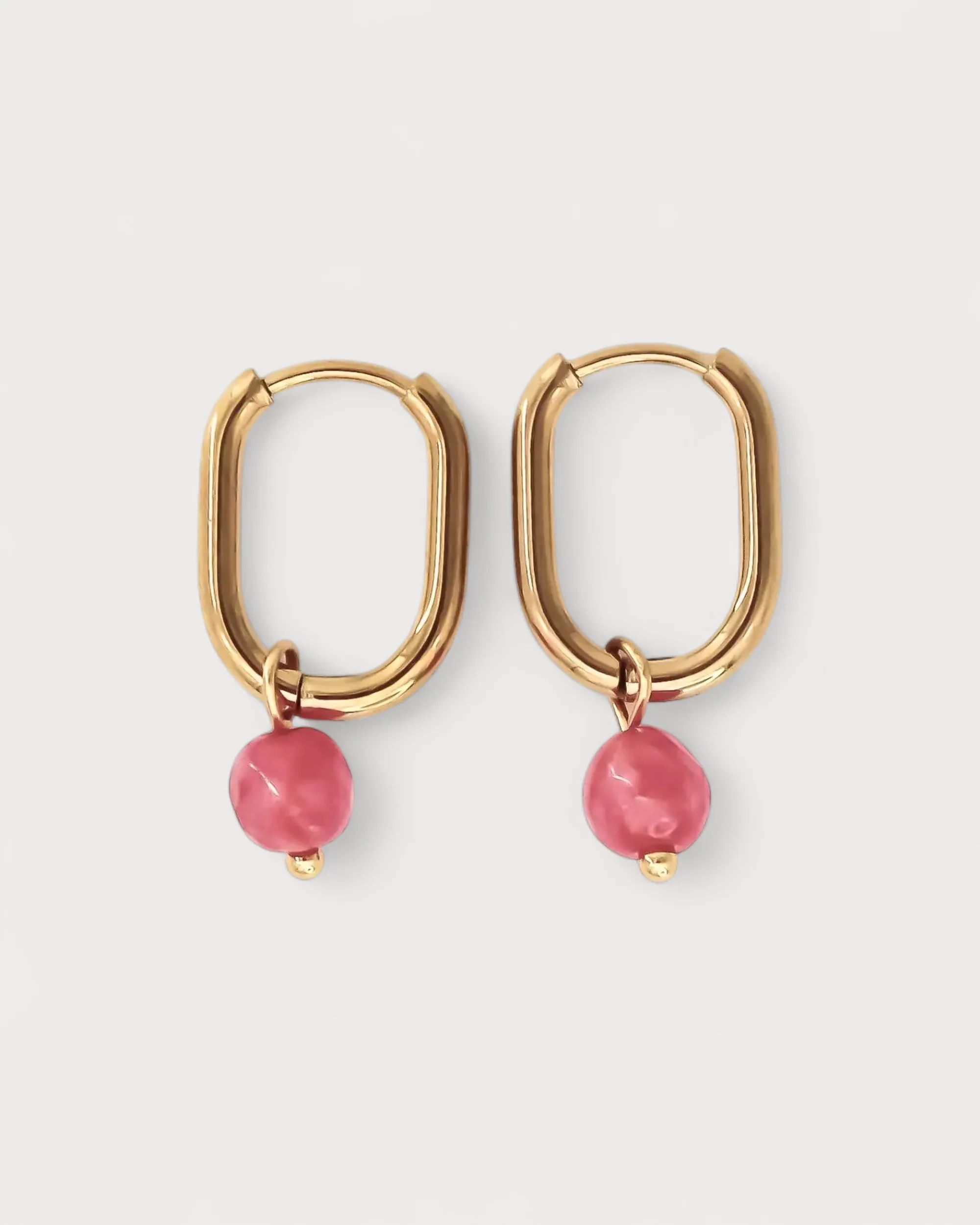Zuzy - Earrings - Natural Stone - Stainless Steel - Image 6